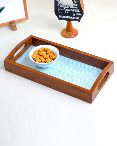 Handcrafted Harmony Wooden Serving Tray | 12 x 6 inches