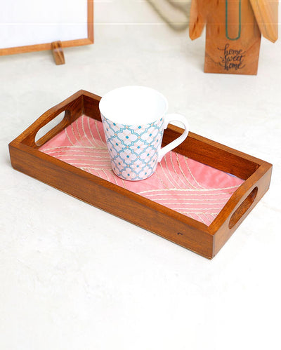 The Wooden Touch Handcrafted Serving Tray | 12 x 6 inches