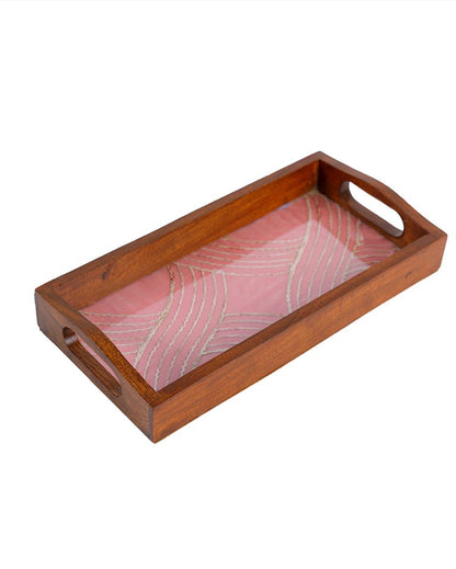 The Wooden Touch Handcrafted Serving Tray | 12 x 6 inches