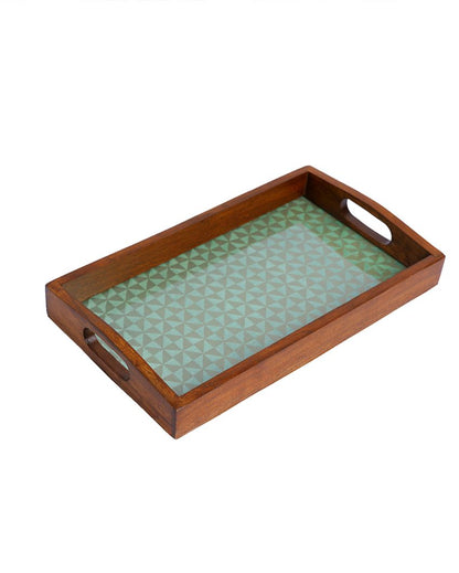 Handmade Heritage Premium Wooden Serving Tray | 14 x 8 inches