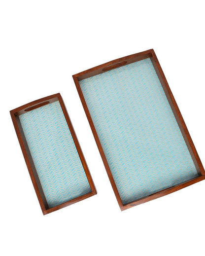 Handcrafted Beauty Wooden Serving Trays | Set of 2