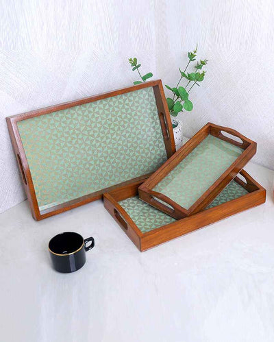 Graceful Gatherings Handcrafted Wooden Serving Trays | Set of 3