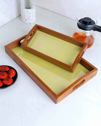 Bespoke Craft Handcrafted Wooden Trays | Set of 2