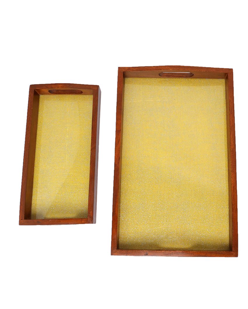 Bespoke Craft Handcrafted Wooden Trays | Set of 2