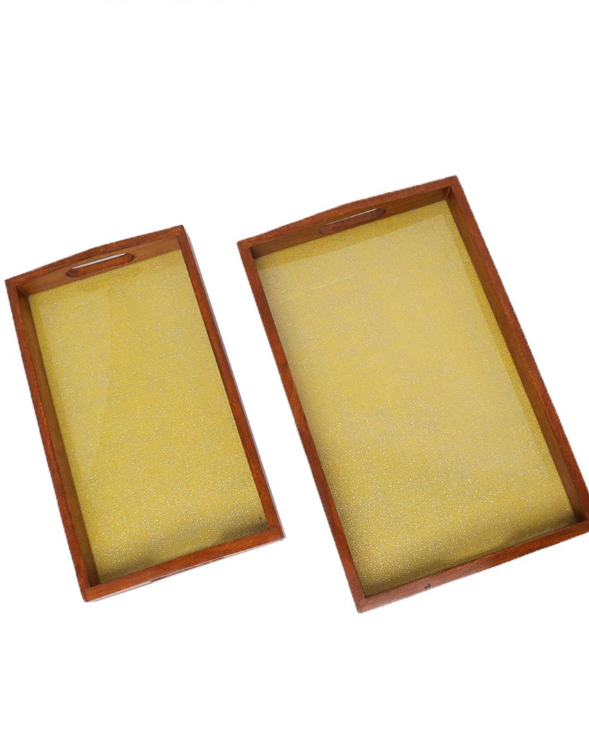 The Art of Serving Handcrafted Wooden Trays | Set of 2