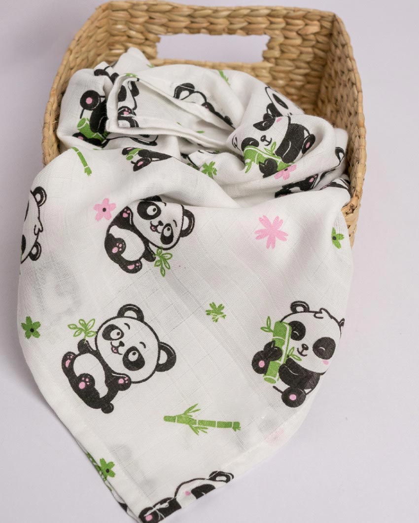 Soft & Cozy Muslin Baby Swaddles | Set Of 4 | 39 x 39 inches