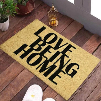 Love Being Home Printed Coir Door Mat