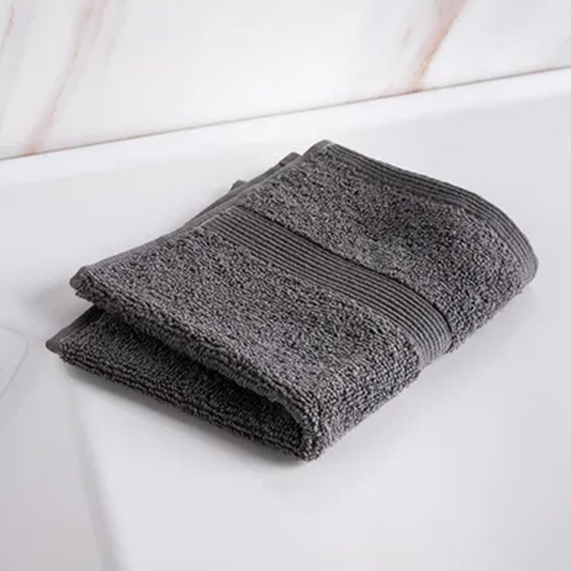 Modern Grey Face Towel | Set of 4 Default Title