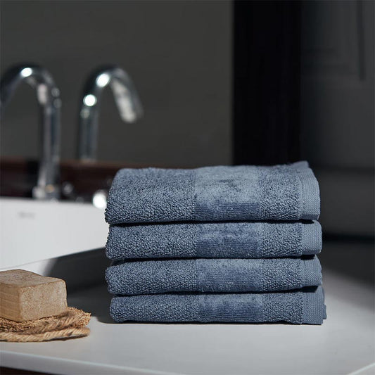 Modern Grey Face Towel | Set of 4 Default Title