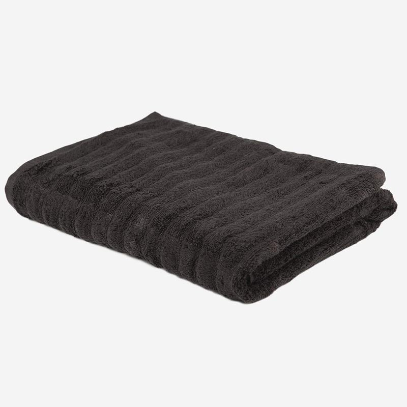 Black Bath Lining Design Towel Default Title