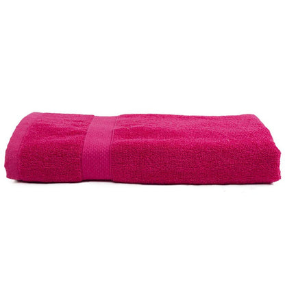 Royal Blue & Dark Pink Bath Towel  | Set Of 2 Default Title