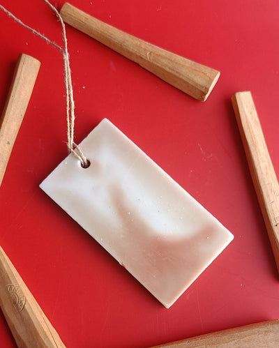 Rectangle Sandalwood Wax Sachet | 3 x 2 inches