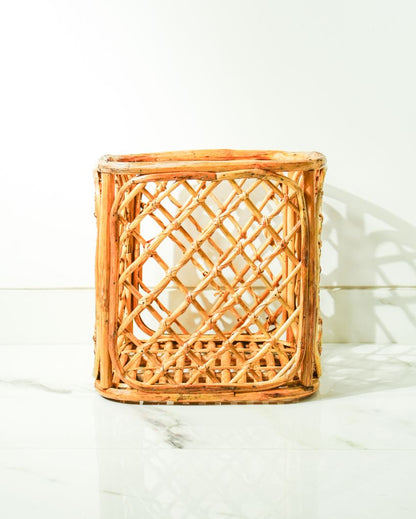 Woven Rattan Laundry Basket | 13 x 14 inches