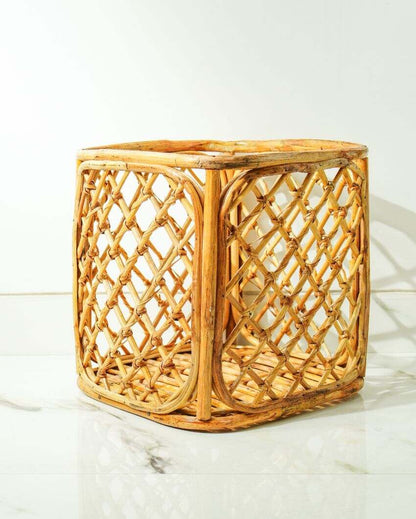 Woven Rattan Laundry Basket | 13 x 14 inches