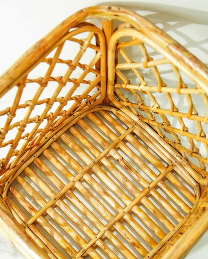 Woven Rattan Laundry Basket | 13 x 14 inches