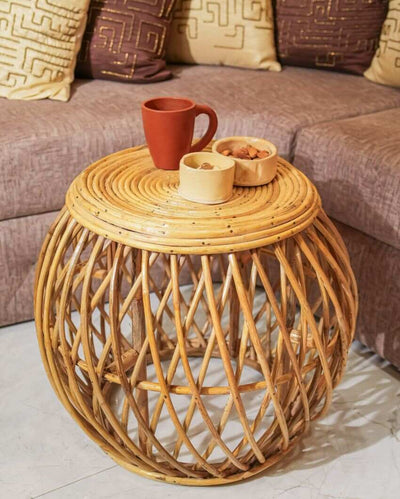 Tikli Rattan Coffee Table | 15 x 19 inches