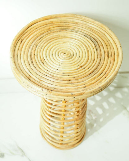 Tikli Rattan Drink Side Table | 14 x 19 inches