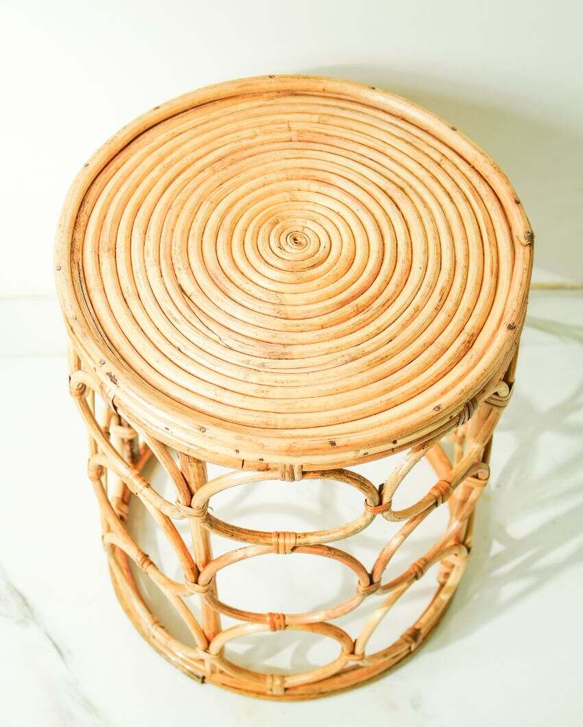 Tikli  Rattan Side Table | 15 x 19 inches