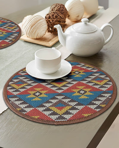 Refined Saffiano Print Any Table Placemats | Set of 2 | 13 inches