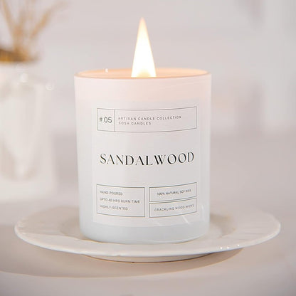 Sandalwood Luxury | Highly Scented Candles Default Title