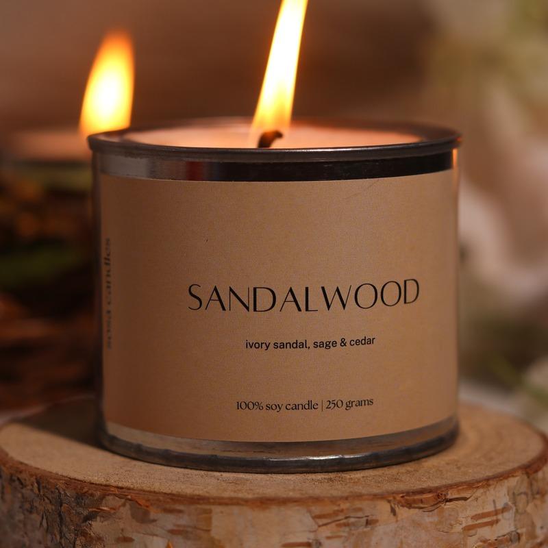 Sandalwood | Aroma Scented Candles For Home Decor Default Title