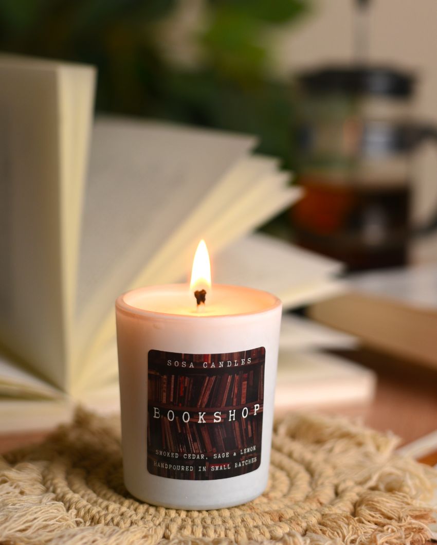 Cozy Corner & Bookshop Scented Candles Gift | Set of 2