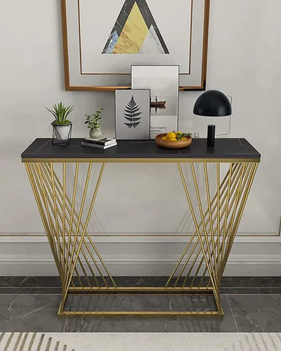 Chic Iron Side Console Table | 40 x 12 x 31 inches