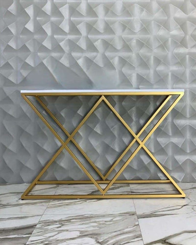 Sophisticated Iron Side Console Table | 40 x 12 x 31 inches