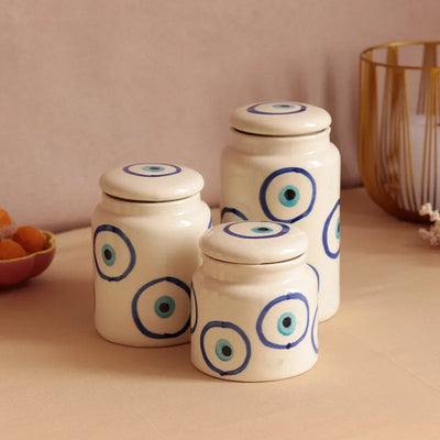 Evil Eye Jars | Set of 3 - Dusaan