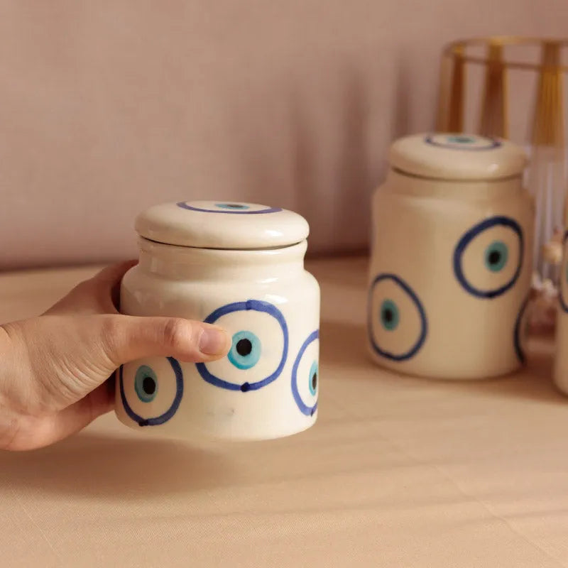 Evil Eye Jars | Set of 3 - Dusaan