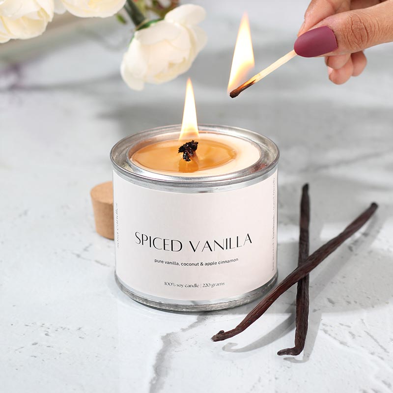 Spiced Vanilla Tin Container Candle Default Title