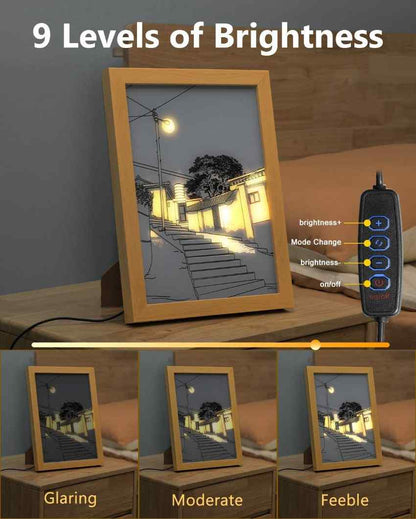 Stairs Led Photo Frame Wall Art Lamp