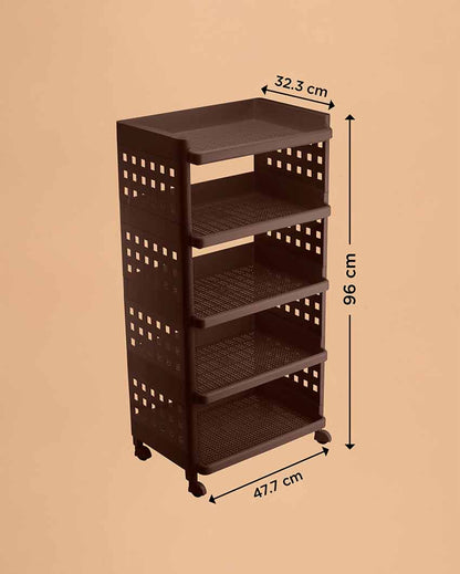 Versatile Big Buddy 4 Racks Polypropylene Shelf | 19 x 13 inches