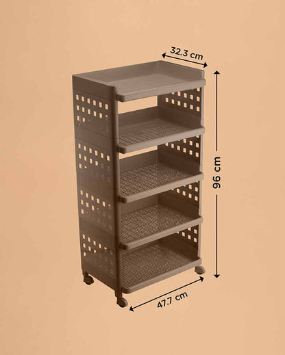 Versatile Big Buddy 4 Racks Polypropylene Shelf | 19 x 13 inches