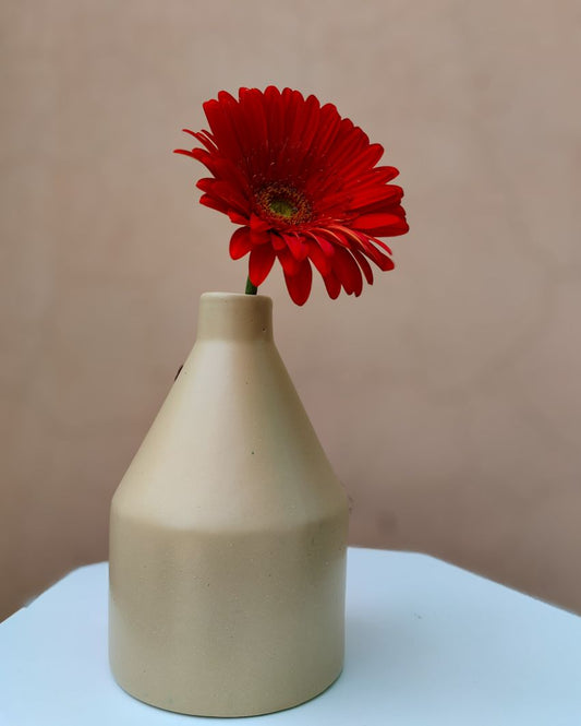 Artisanal Ivory Vase