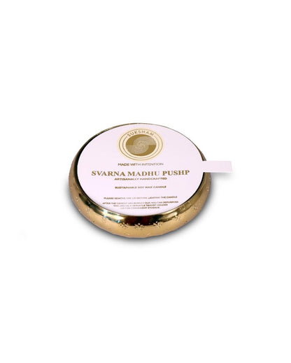 Delight Svarna Madhupushp Soy Wax Tea Light Candle | 5 x 2 cm / 2 x 1 inches