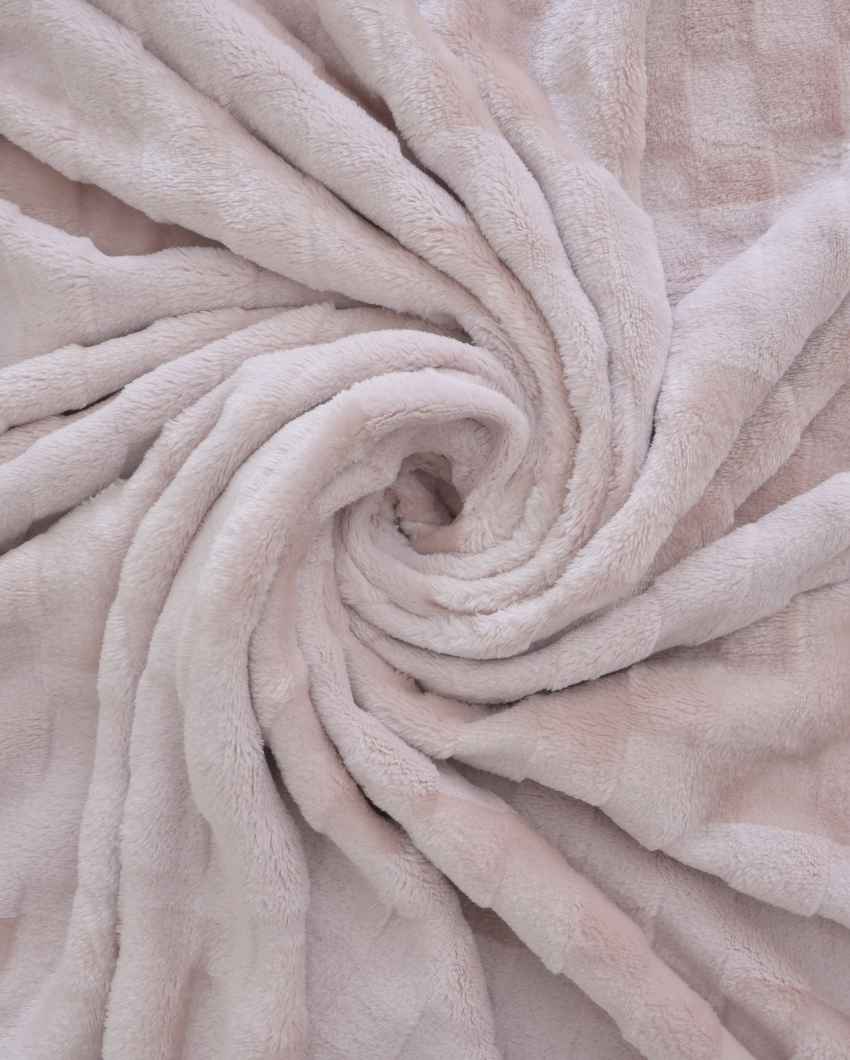 Comfortable Silky Touch Premium Super Soft Cozy Single Bed Pastel Blanket | 87 x 63 inches