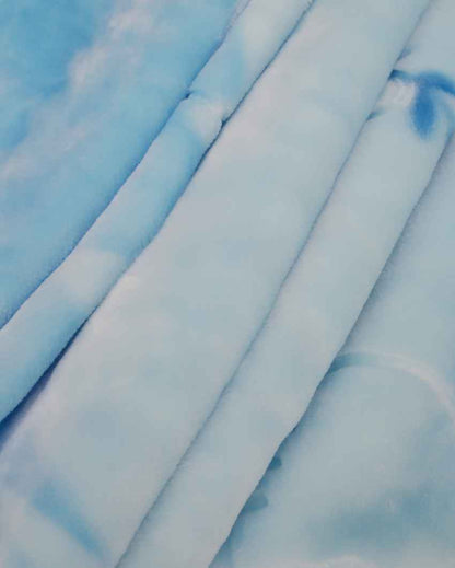 Cozy Silky Touch Premium Sky Blue Baby Blanket | 56 x 44 inches