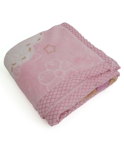 Gentle Silky Touch Premium Pink Shade Baby Blanket | 51 x 44 inches