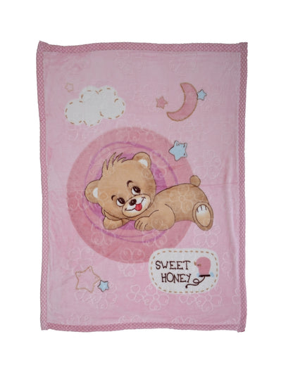 Gentle Silky Touch Premium Pink Shade Baby Blanket | 51 x 44 inches