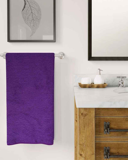 Luxurious Silky Touch Super Soft Violet Bath Towel | 59 x 30 inches