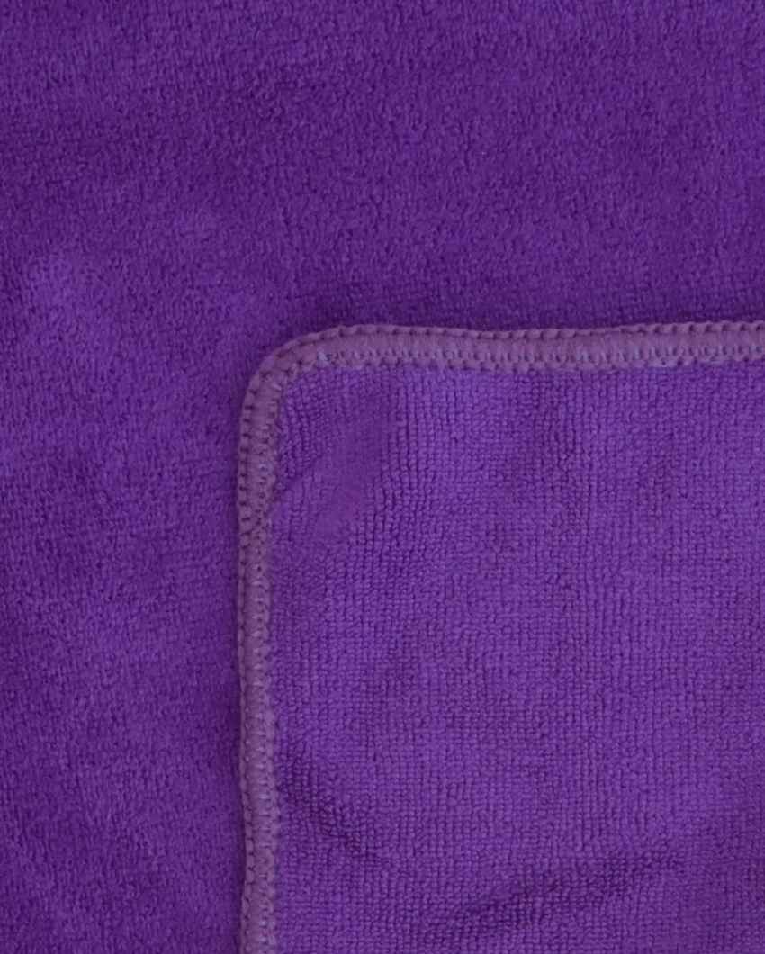 Luxurious Silky Touch Super Soft Violet Bath Towel | 59 x 30 inches