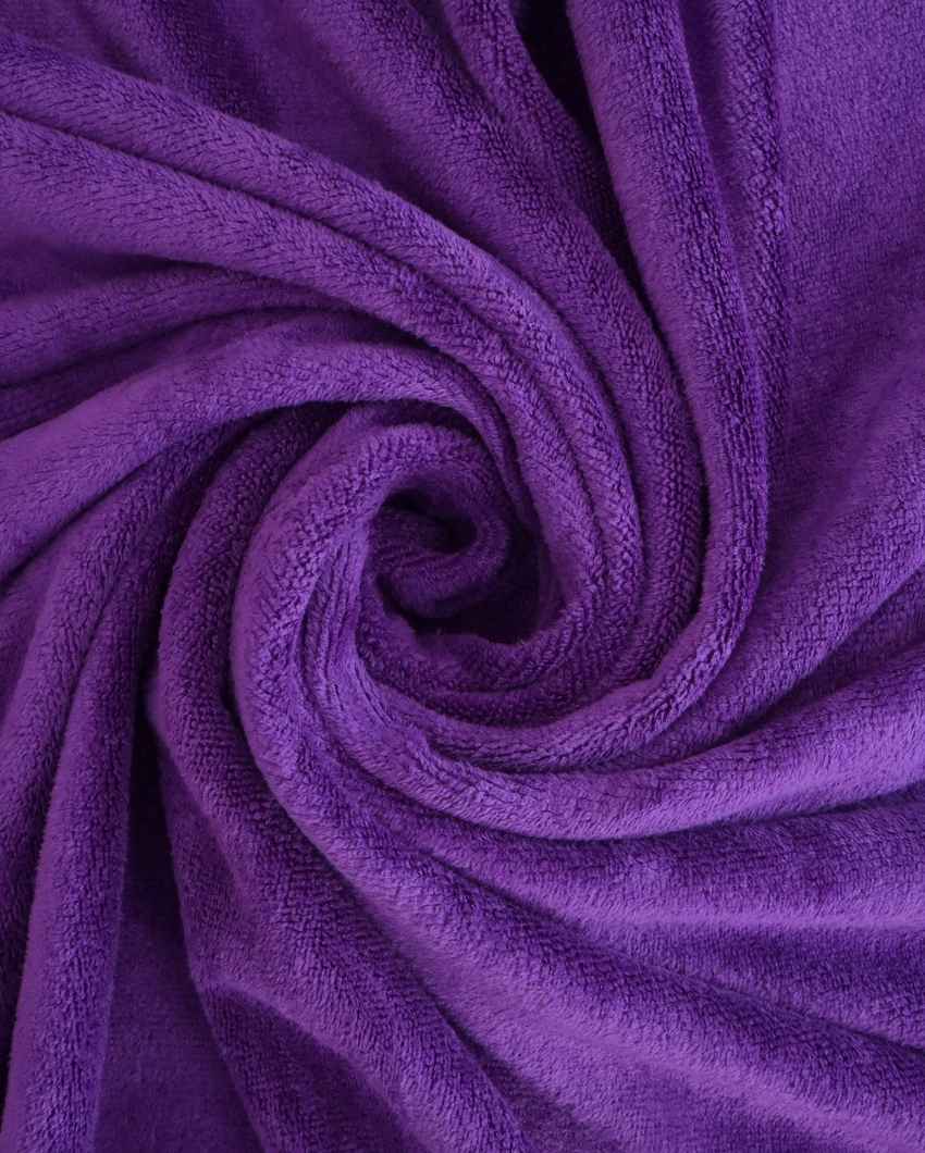 Luxurious Silky Touch Super Soft Violet Bath Towel | 59 x 30 inches