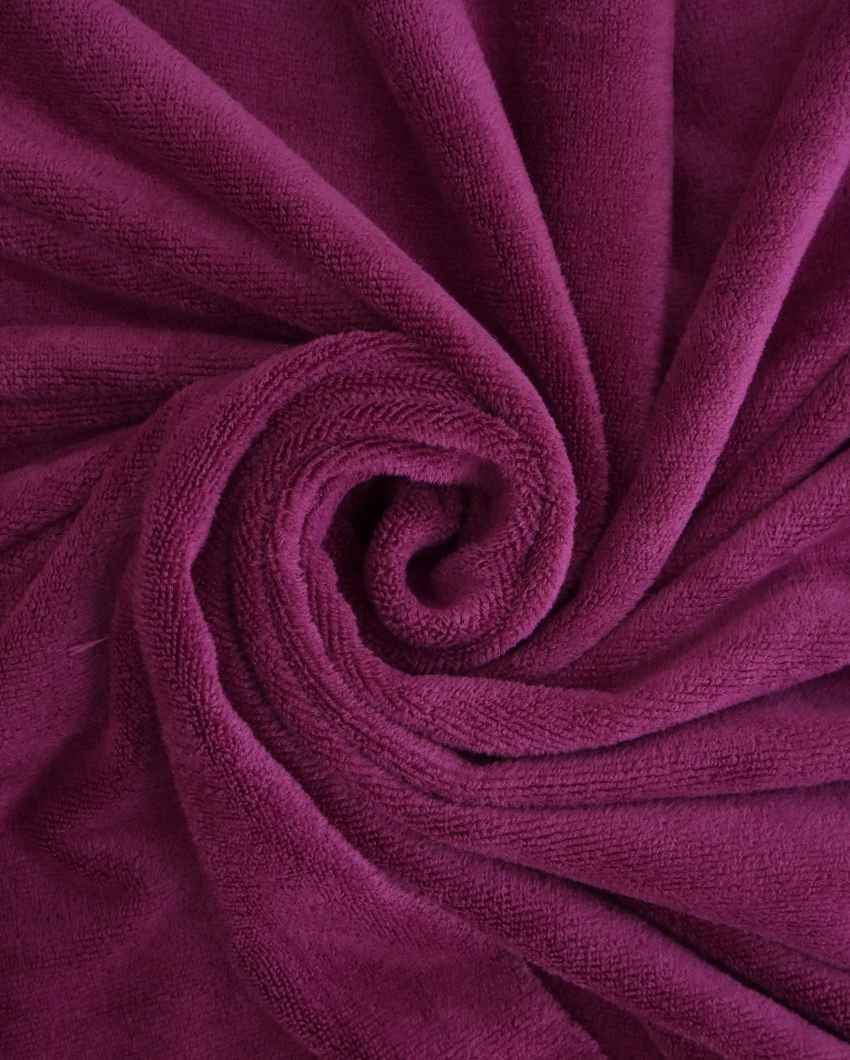 Premium Silky Touch Super Soft Purple Bath Towel | 59 x 30 inches