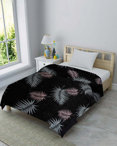 Black Silky Touch Super Soft Cozy Single Bed Blanket | 90 x 60 inches