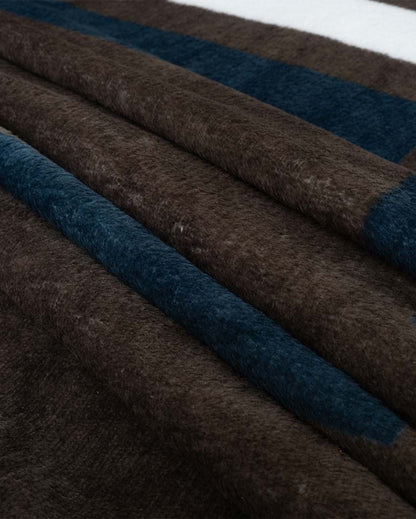 Black Boxes Silky Touch Super Soft Cozy Single Bed Blanket | 90 x 60 inches