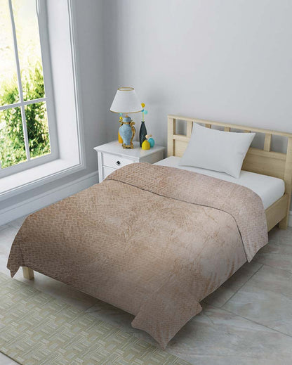 Leaf Design Silky Touch Microfiber Single Bed Blanket | 90 x 60 inches