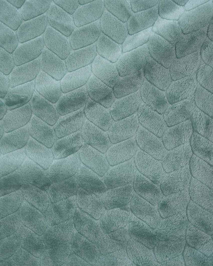 Leaf Design Silky Touch Microfiber Single Bed Blanket | 90 x 60 inches