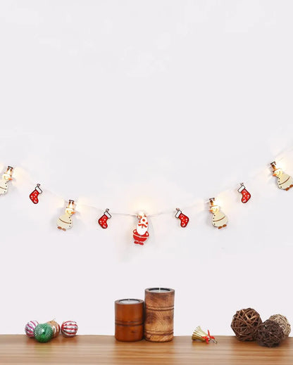 Snowman & Santa Light Bunting