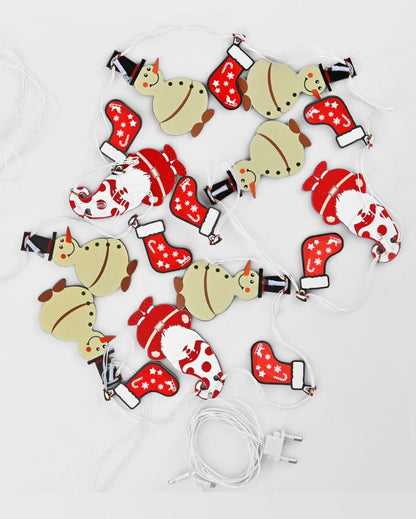 Snowman & Santa Light Bunting